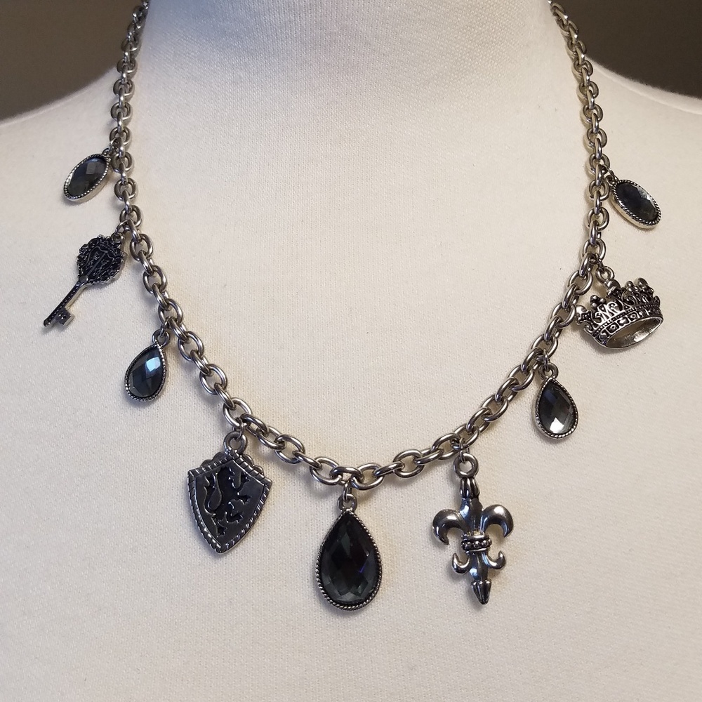 Mardi Gras themed necklace